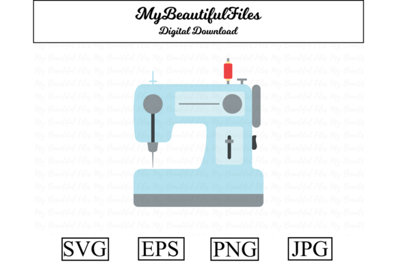 Download Sewing Machine Clipart Illustration 1 - Illustration Collection