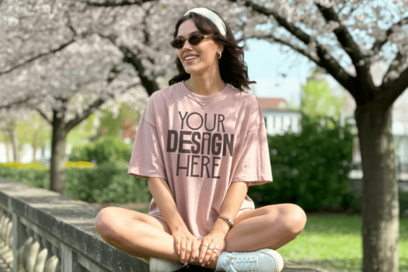 Download Comfort Colors 1717 Blossom T-Shirt Mock - Shirt Collection