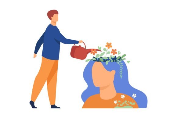 Download Tiny Man and Beautiful Flower Garden Ins - Beautiful flower Collection